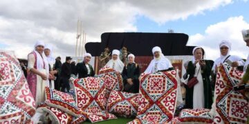 «Аламан құрақ» на 11 тысяч кв. метров вошло в Книгу рекордов