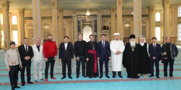 В мечети «Әнет баба» прошла встреча представителей разных конфессий