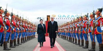 Токаев прибыл с государственным визитом в Монголию