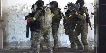 Антитеррористические учения стартовали в Астане