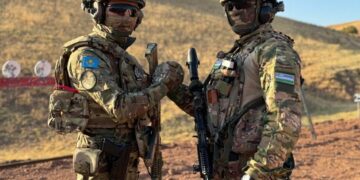 Военнослужащие РК и РУ отрабатывают слаженность действий на учениях