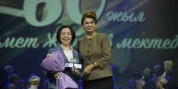 Президент Жұбанов мектебін мерейтойымен құттықтады