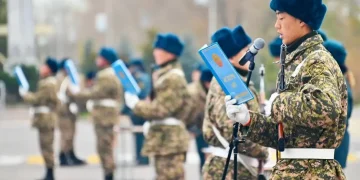 Жас сарбаздар Отанына адал болуға ант берді