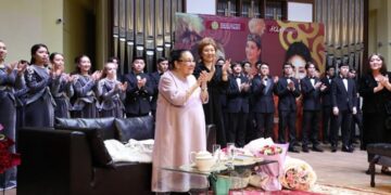 В Алматы прошел праздничный концерт в честь Бибигуль Тулегеновой