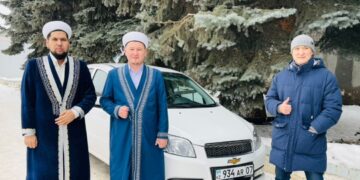 Кәсіпкер мешітке көлік сыйлады