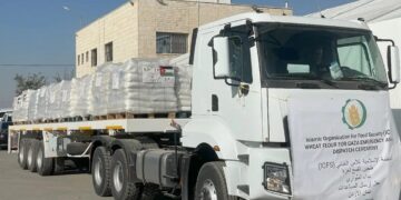 ИОПБ с участием Казахстана направила первый гуманитарный конвой в сектор Газа