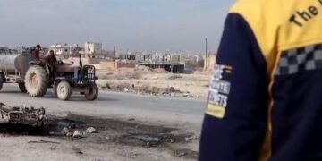 Сирияда мина жасырылған көлік жарылды
