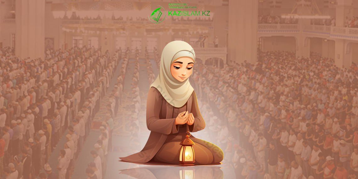 Должна ли женщина посетить праздничный айт намаз?