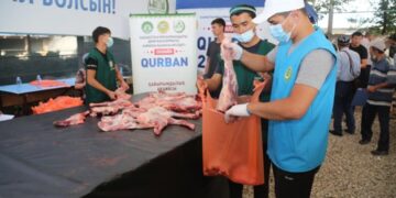 Кому раздают жертвенное мясо на Курбан Айте?