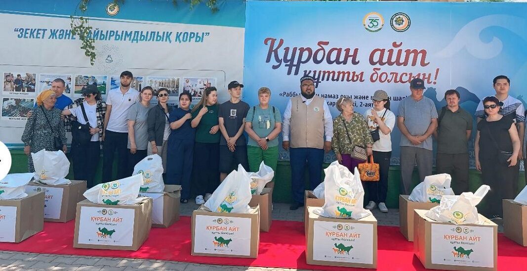 1 день Курбан айта: 34 771 нуждающихся семей получили жертвенное мясо