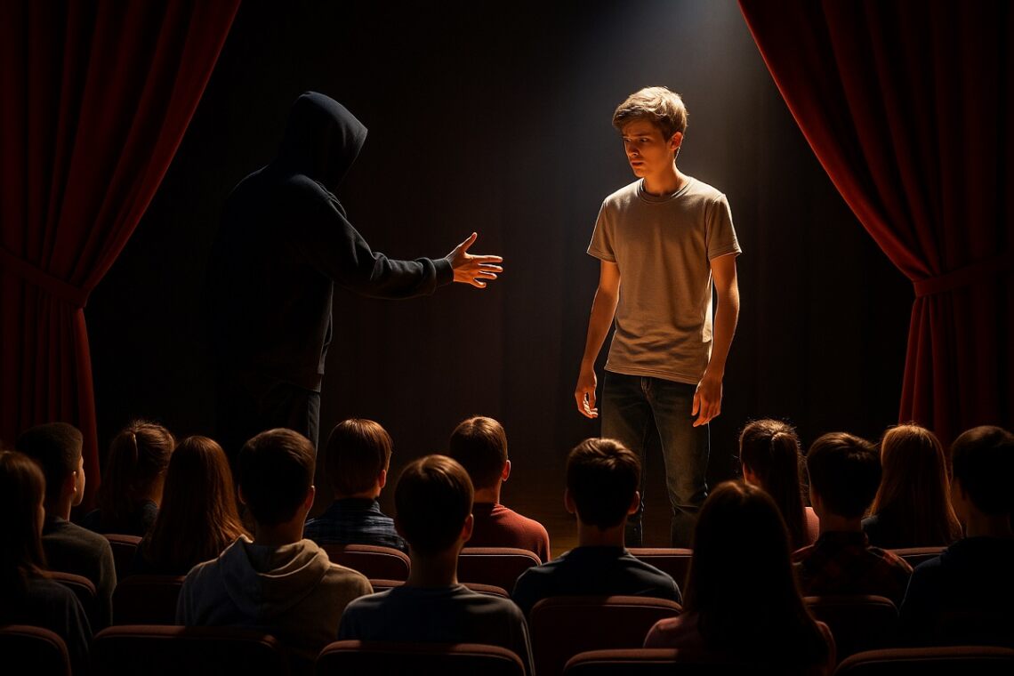 Профилактика без лекций: в Костанае подросткам показали спектакль о вербовке