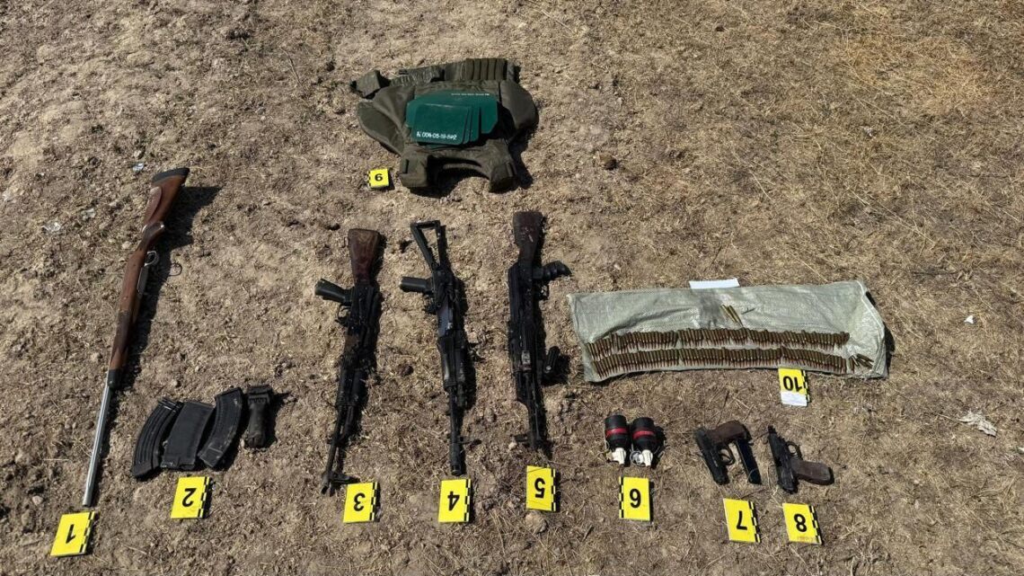 ҰҚК: Заңсыз қару-жарақ тәркіленді