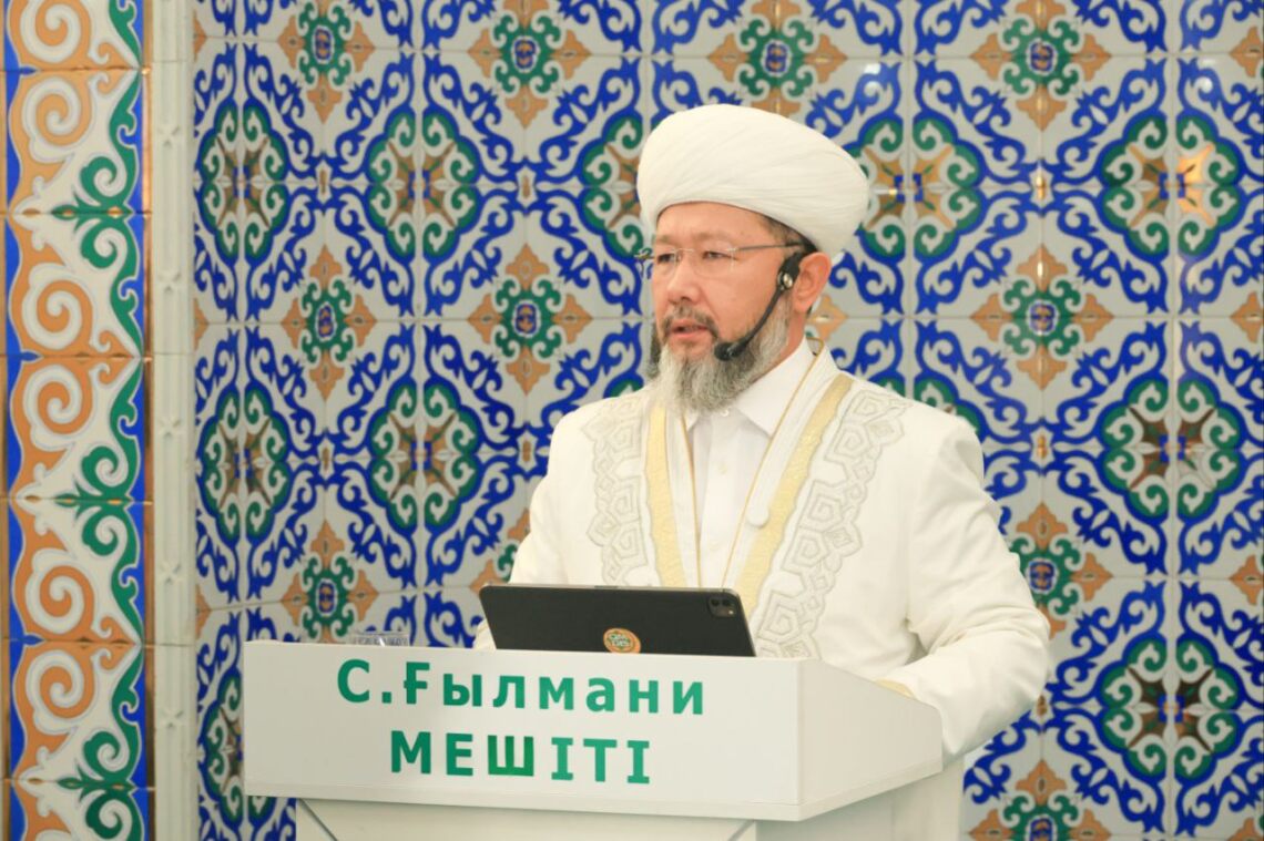 «Сәдуақас қажы Ғылмани» мешітінде жұма уағызын айтты