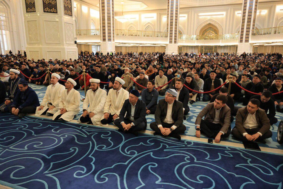 Бас мүфти Бас республикалық мешітте жұма уағызын айтты