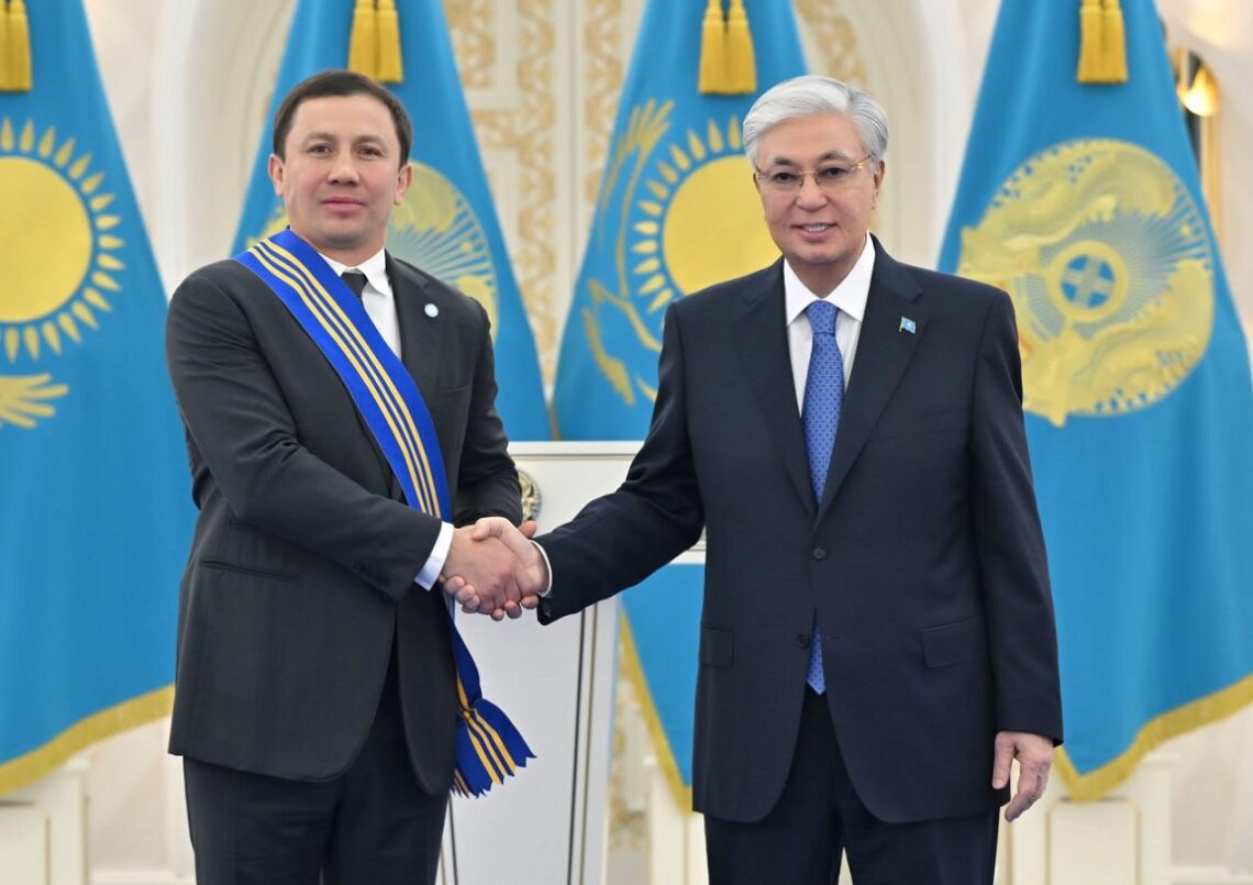 Токаев принял президента World Boxing Геннадия Головкина