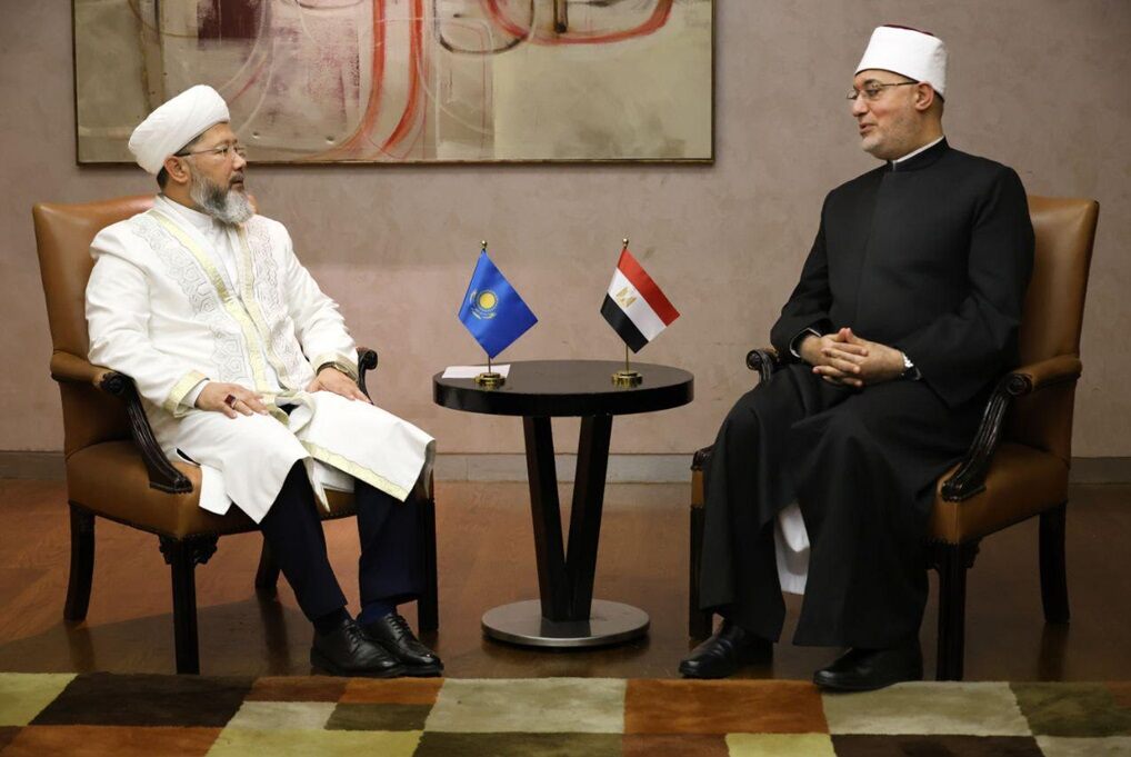 Муфтии Казахстана и Египта обсудили сотрудничество в области фетв и стажировок