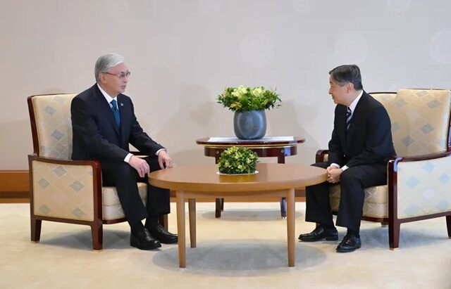 Токаев встретился с Императором Японии Нарухито