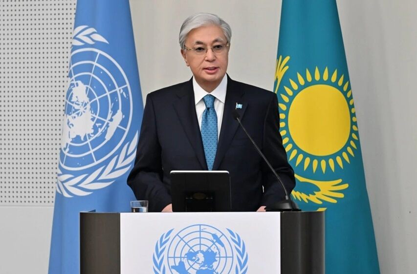 Токаев выступил с лекцией в Университете ООН