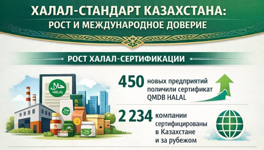 Халал-стандарт Казахстана: рост и международное доверие