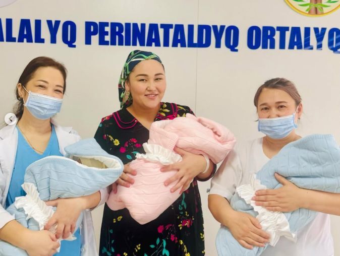 Шымкентте үшем дүниеге келді