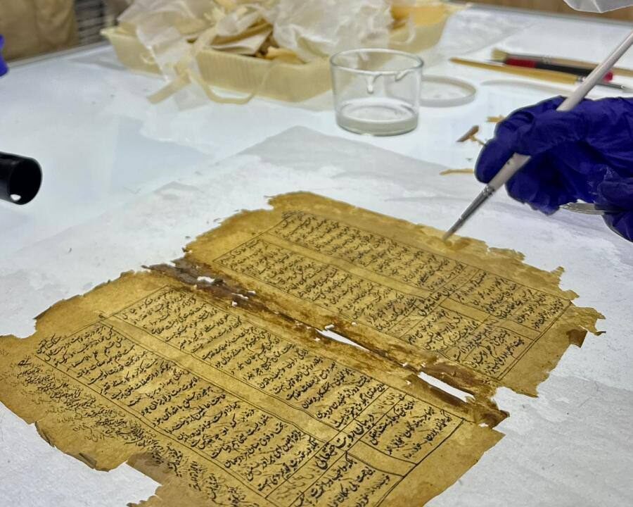 Көне кітаптарды сақтау бойынша шеберлік сағаты өтті