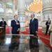 Токаев и Мирзиёев открыли новую мечеть в Туркестане
