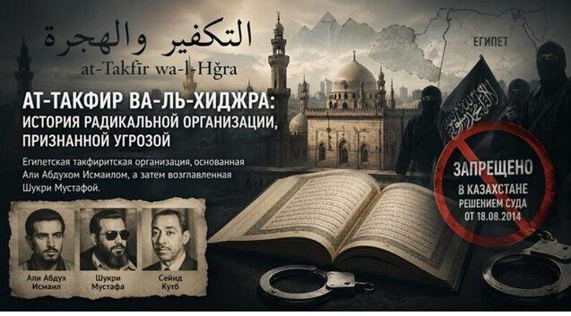 Почему организация «Ат-Такфир уаль-Хиджра» запрещена в Казахстане